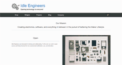 Desktop Screenshot of idleengineers.com